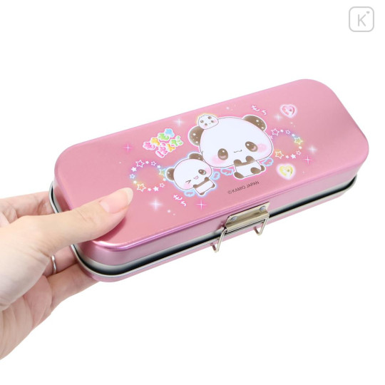 Japan Mochi Mochi Panda Tin Pencil Case - Pink - 2