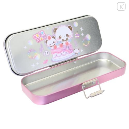 Japan Mochi Mochi Panda Tin Pencil Case - Pink - 4