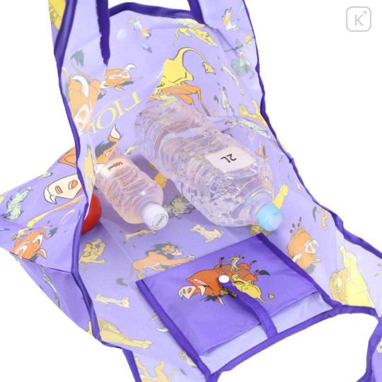Japan Disney Eco Shopping Bag - The Lion King : Purple - 3