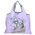 Japan Disney Eco Shopping Bag - Tim Burton's The Nightmare Before Christmas : Light Purple - 1