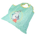 Japan Moomin Eco Shopping Bag - Little My & Moomintroll : Mint - 2