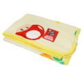 Japan Super Mario Lap Blanket with Mascot Pouch - Super Mario Brothers Light Yellow Power Up Block - 3