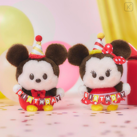 Japan Disney Store Urupocha-chan Plush - Mickey : Birthday - 6