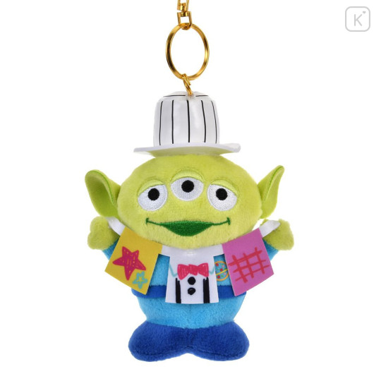 Japan Disney Store Plush Mascot Keychain - Toy Story Little Green Men Aliens : 30th Anniversary - 1