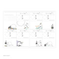 Japan Moomin B6 Planner Weekly Schedule Book - Little My : Red - 3