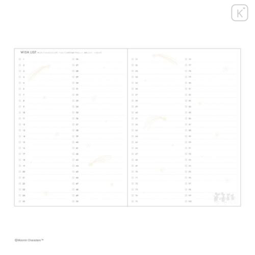 Japan Moomin B6 Planner Weekly Schedule Book - Little My : Red - 4