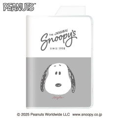 Japan Peanuts A6 Planner Monthly Schedule Book - Snoopy : Grey 2026