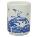 Japan Peanuts Japanese Tea Cup - Snoopy & Woodstock : Big Wave Surfing - 1