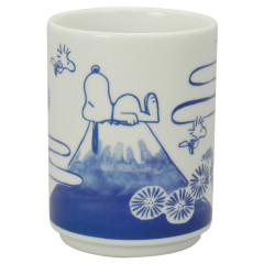 Japan Peanuts Japanese Tea Cup - Snoopy & Woodstock : Mt. Fuji