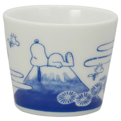 Japan Peanuts Japanese Small Cup Soba Choko - Snoopy & Woodstock : Mt. Fuji