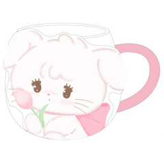 Japan Mikko Illustrations Die-cut Face Mug - Cammy Flower