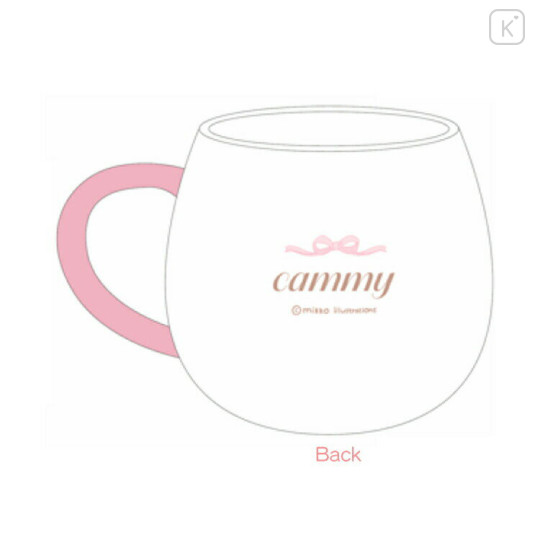 Japan Mikko Illustrations Die-cut Face Mug - Cammy Flower - 2