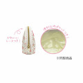 Japan Sanrio Quilted Cosmetic Pouch - Marron Cream : Pink Rose - 2