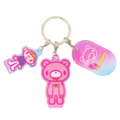 Japan Gloomy Bear Acrylic Keychain 3 Charm - Pink Blue