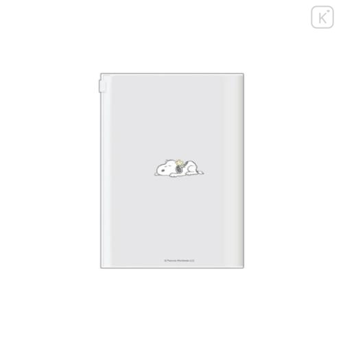 Japan Peanuts B6 Planner Weekly Schedule Book - Snoopy & Woodstock : Relax with Friends Grey 2026 - 5