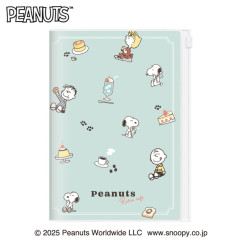 Japan Peanuts B6 Planner Weekly Schedule Book - Snoopy : Retro Cafe Mint 2026