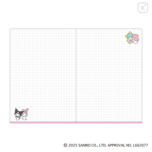 Japan Sanrio B6 Planner Weekly Schedule Book - Characters Village Pink 2026 - 4