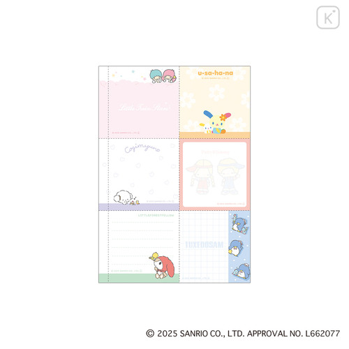 Japan Sanrio B6 Planner Weekly Schedule Book - Characters Village Pink 2026 - 6
