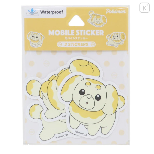 Japan Pokemon Mobile Sticker Pack - Fidough - 1