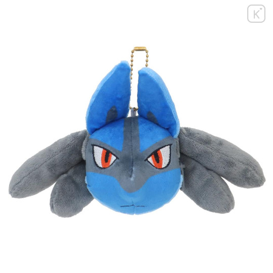 Japan Pokemon Mascot Holder Mini Plush Pouch - Lucario - 1