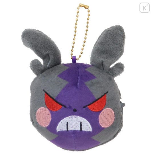 Japan Pokemon Mascot Holder Mini Plush Pouch - Morpeko Angry - 1