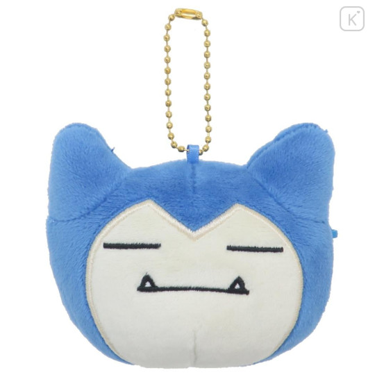 Japan Pokemon Mascot Holder Mini Plush Pouch - Snorlax - 1