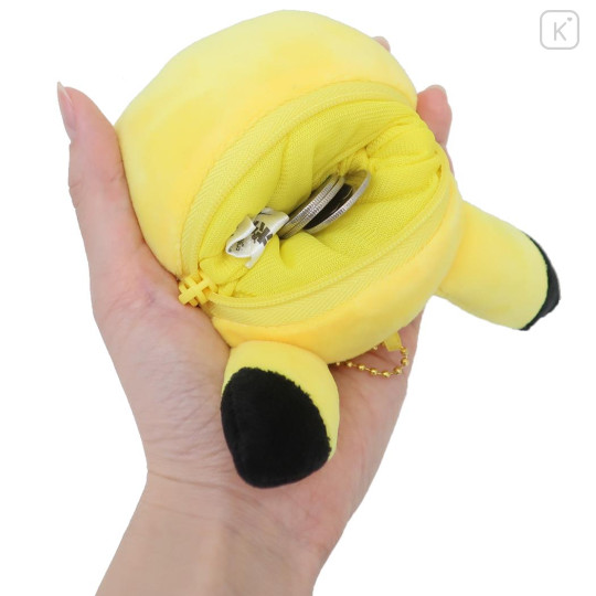 Japan Pokemon Mascot Holder Mini Plush Pouch - Pikachu - 3