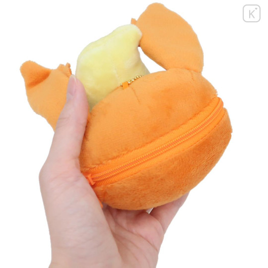 Japan Pokemon Mascot Holder Mini Plush Pouch - Eevee Evolution : Flareon - 2