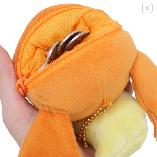 Japan Pokemon Mascot Holder Mini Plush Pouch - Eevee Evolution : Flareon - 3