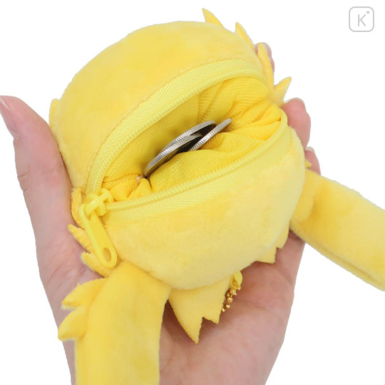 Japan Pokemon Mascot Holder Mini Plush Pouch - Eevee Evolution : Jolteon - 3