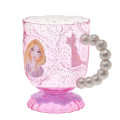 Japan Disney Clear Cup - Rapunzel : Pearl Smile - 3