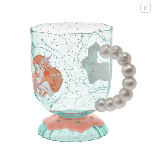 Japan Disney Store Clear Cup - Ariel : Pearl Smile Mint - 3
