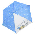 Japan Peanuts Folding Umbrella - Snoopy & Woodstock : Blue - 2