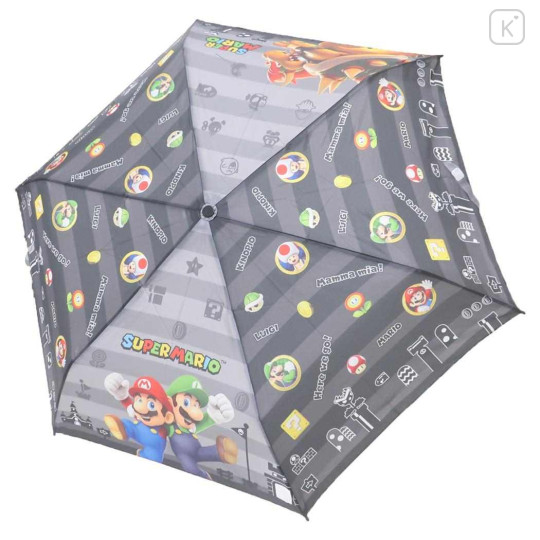 Japan Super Mario Folding Umbrella - Super Mario Brothers Grey - 2