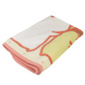 Japan Obungu to Issho Flannel Lap Blanket - Light Yellow - 3