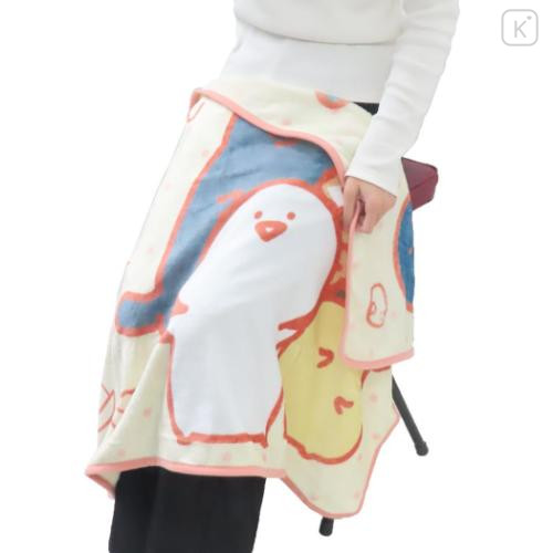 Japan Obungu to Issho Flannel Lap Blanket - Light Yellow - 4