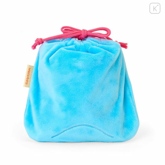 Japan Sanrio Original Character-shaped Drawstring Bag with Snack - Tuxedosam - 2