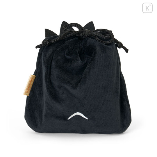 Japan Sanrio Original Character-shaped Drawstring Bag with Snack - Badtz-maru - 2