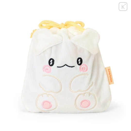 Japan Sanrio Original Character-shaped Drawstring Bag with Snack - Hanamaruobake - 1