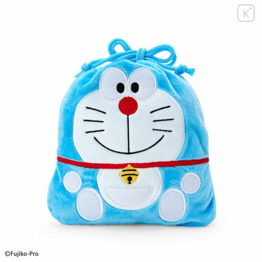 Japan Sanrio Original Character-shaped Drawstring Bag with Snack - Doraemon - 1