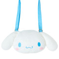 Japan Sanrio Original Kids Face-Shaped Shoulder Bag with Snack - Cinnamoroll - 2