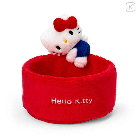 Japan Sanrio Original Mascot Round Accessory Case - Hello Kitty - 1