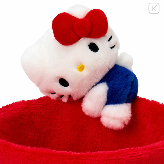 Japan Sanrio Original Mascot Round Accessory Case - Hello Kitty - 3