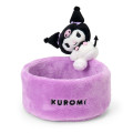 Japan Sanrio Original Mascot Round Accessory Case - Kuromi - 1