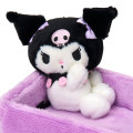 Japan Sanrio Original Mascot Rectangle Accessory Case - Kuromi - 3