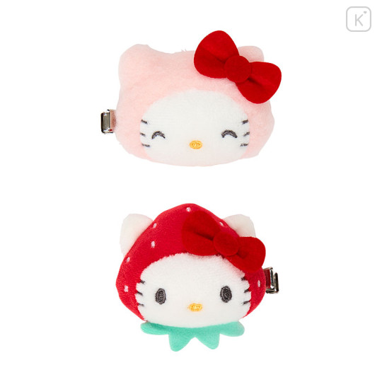 Japan Sanrio Original Hair Clip Set - Hello Kitty : My Deco Bag - 2