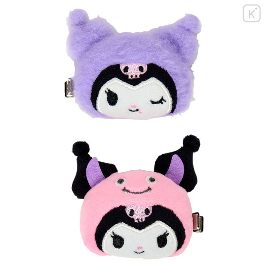 Japan Sanrio Original Hair Clip Set - Kuromi : My Deco Bag - 2