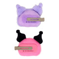 Japan Sanrio Original Hair Clip Set - Kuromi : My Deco Bag - 3