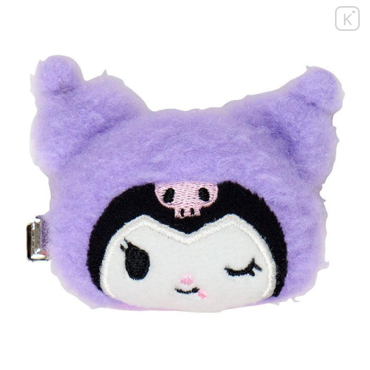 Japan Sanrio Original Hair Clip Set - Kuromi : My Deco Bag - 4