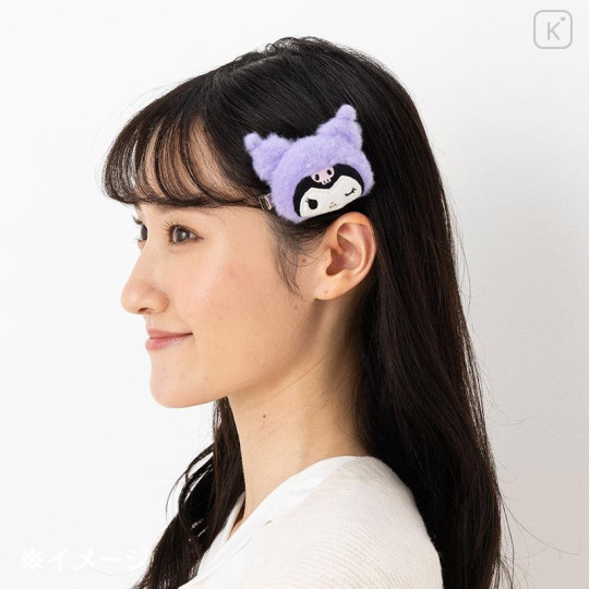 Japan Sanrio Original Hair Clip Set - Kuromi : My Deco Bag - 6